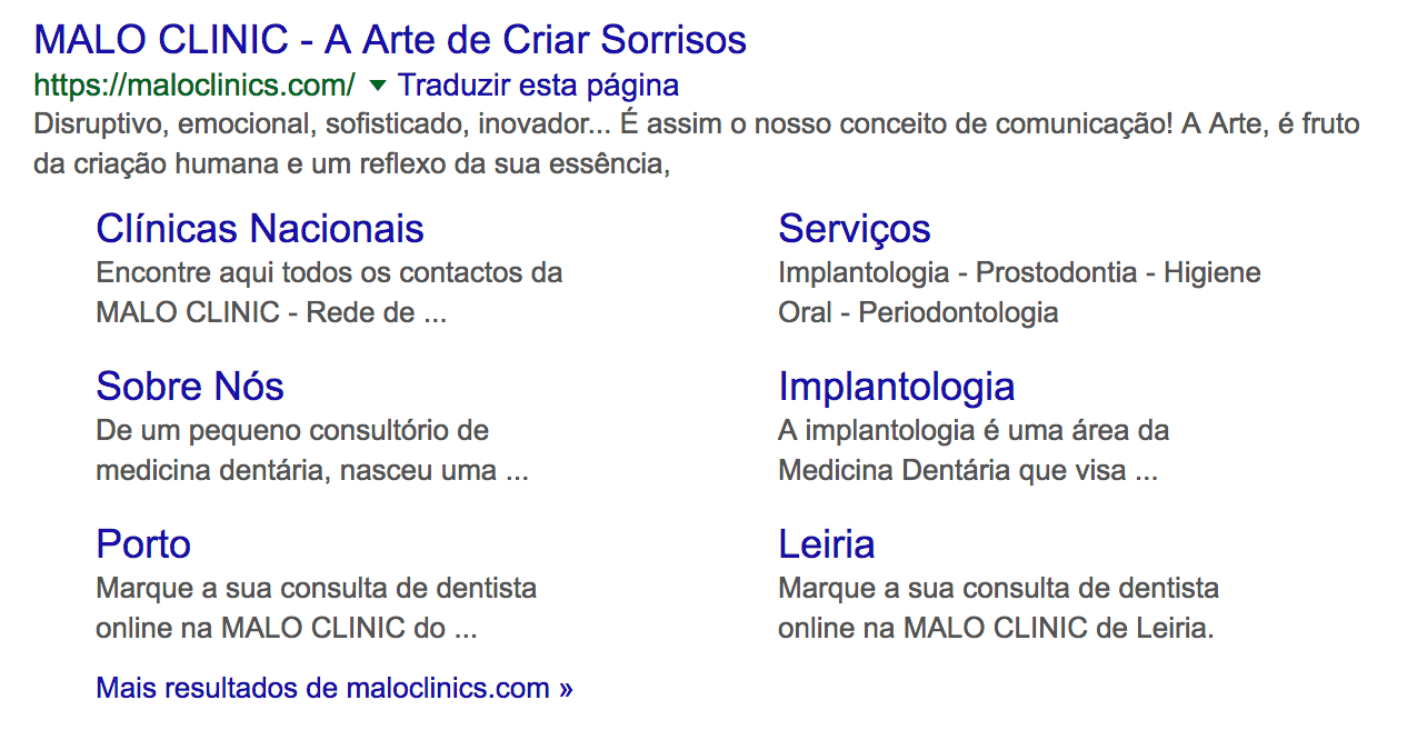 Ter a descrição dos serviços da sua clínica é importante