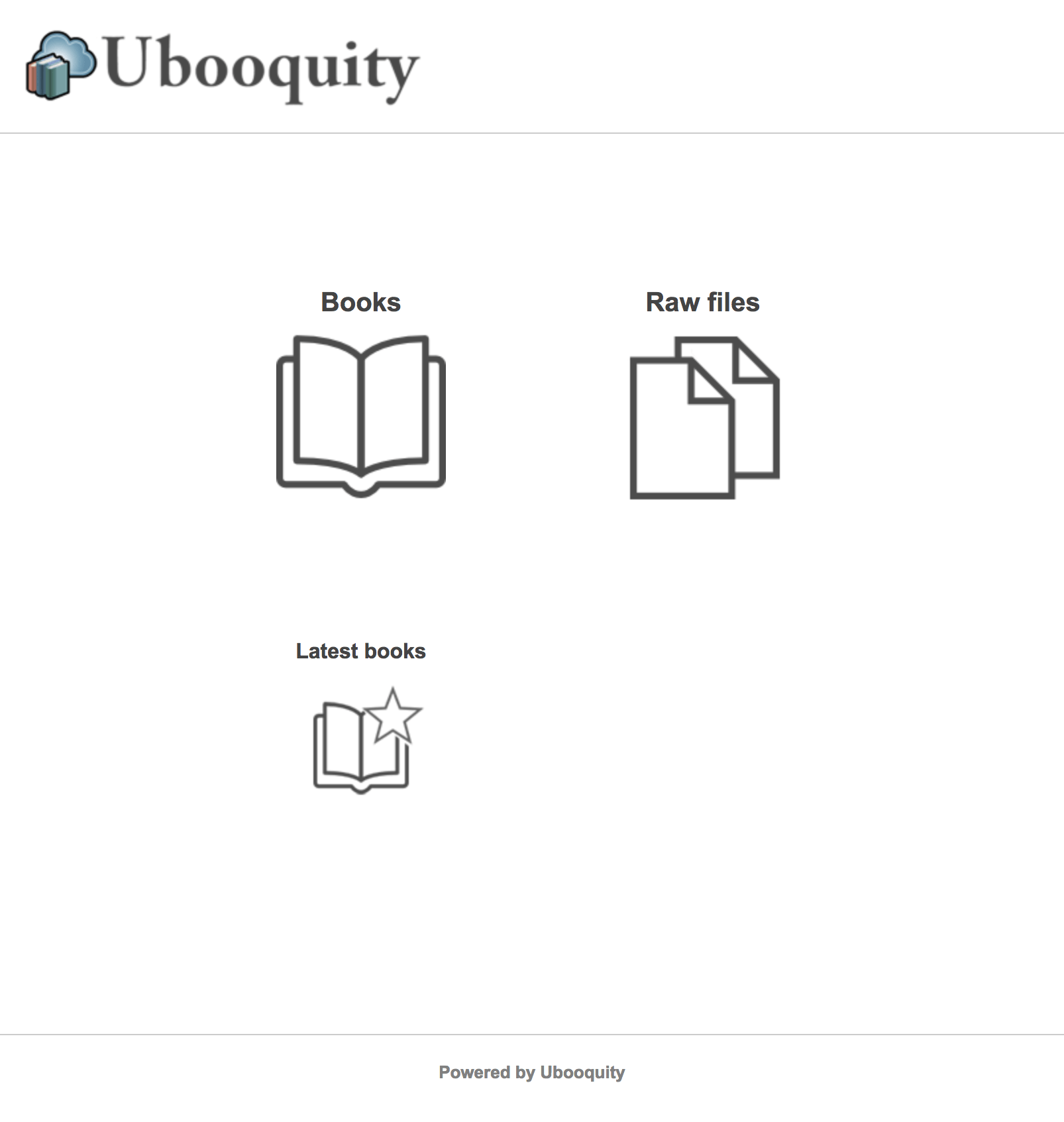 Ubooquity Interface