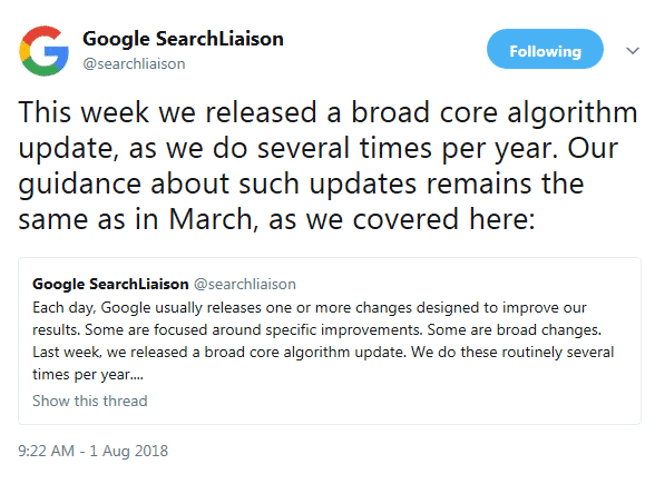 Google Tweet Algo Changes